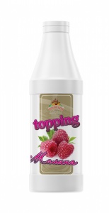 Raspberry topping
