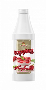 Strawberries with cream topping