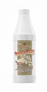 White chocolate topping